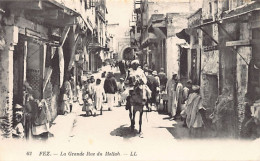 Judaica - Maroc - FEZ - La Grande Rue Du Mellah, Quartier Juif - Ed. LL Lévy 62 - Judaísmo
