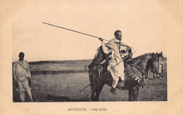 Ethiopia - Galla Chief - Publ. E. Cailleux  - Etiopía