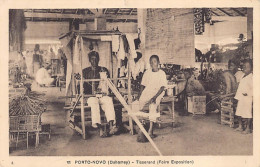 Bénin - PORTO NOVO - Tisserand (Foire Exposition) - Ed. E. C. Haag 11 - Benín