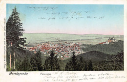 Wernigerode (ST) Panorama Verlag F.Maesser Wernigerode 1838 Ges. Gesch. Fürsti Fotograf - Wernigerode