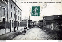 69  SAINTE COLOMBE LES VIENNE LA ROUTE NATIONALE ET L'USINE VEYRAT - Altri & Non Classificati