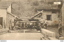 08 SENUC  ALLEMANDS AU LAVOIR VOYAGEE LE 14/12/1916 - Autres & Non Classés