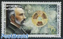 Cameroon 1986 500F, Pierre Curie, Stamp Out Of Set, Mint NH, History - Kamerun (1960-...)