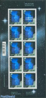 New Zealand 1994 Moonlanding, Hologram M/s, Mint NH, Transport - Various - Space Exploration - Holograms - Unused Stamps