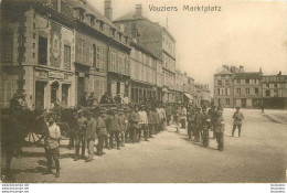 08 VOUZIERS  LA PLACE CARTE ALLEMANDE 04/1916 - Vouziers