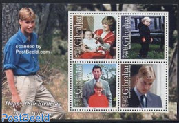 Gibraltar 2000 Prince William S/s, Mint NH, History - Charles & Diana - Kings & Queens (Royalty) - Königshäuser, Adel