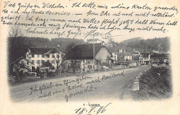 LUCENS (VD) Route D'entrée De La Commune - Châetau Au Loin - Ed. Inconnu  - Lucens