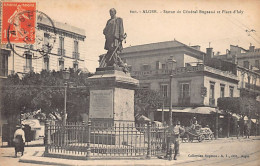 Algérie - ALGER - Statue Du Général Bugeaud Et Rue D'Isly - Ed. A.L. Collection Régence 600 - Algerien