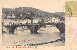 Macedonia - VELES Keuprulu - Vardar Bridge - Publ. Th. J. Christoff 876j - Noord-Macedonië