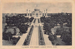 India - AGRA - Taj Mahal With Masjid And Jamaat Khana - Inde