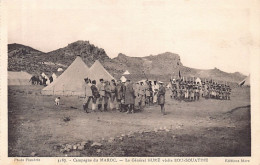 Maroc - Guerre Du Rif - Le Général Huré Visite Bou Souatine - Ed. Flandrin 3187 - Autres & Non Classés