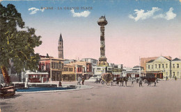 Syria - DAMASCUS - The Main Square - Publ. Sarrafian Bros. 35c - Syrië