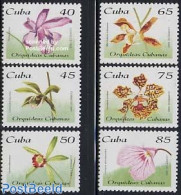 Cuba 1995 Orchids 6v, Mint NH, Nature - Flowers & Plants - Orchids - Unused Stamps