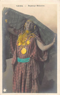 Tunisie - Danseuse Bédouine - CARTE PHOTO Colorisée Papier Guillemot - Tunisie