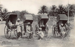 Sri Lanka - Rickshaws - Publ. Plâté Ltd. 86 - Sri Lanka (Ceylon)