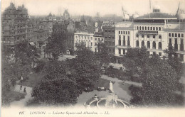 England - LONDON - Leicester Square And Alhambra - Publ. LL Levy 127 - Sonstige & Ohne Zuordnung