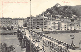 SALZBURG - Staatsbrücke Und Kapuzinerkloster - Verlag Stengel & Co. 20526 - Salzburg Stadt