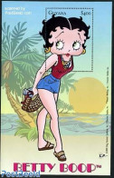 Guyana 2000 Betty Boop With Red Top S/s, Mint NH, Art - Comics (except Disney) - Bandes Dessinées