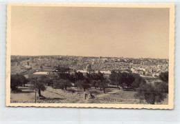 Israel - JERUSALEM - General View From The Mount Of Olives - REAL PHOTO C. 1955 - Publ. Unknwon  - Israele