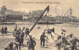 Campagne Du Maroc - CASABLANCA - Débarquement Des Mulets - Ed. P. Schmitt  - Casablanca