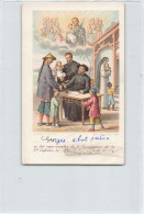 China - The Arrival Of The Orphans - HOLY CARD Not A Postcard - Publ. Oeuvre De La Sainte-Enfance  - Cina