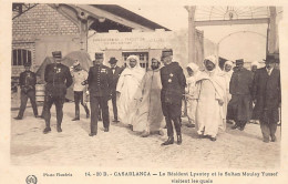 Maroc - CASABLANCA - Le Résident-Général Lyautey Et Le Sultan Moulay Youssef Vis - Casablanca