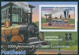 Guyana 2005 Pennsylvania Railroad 1848 S/s, Mint NH, Transport - Railways - Trenes