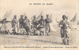 Maroc - EL AIOUN SIDI EL MELLOUK - Police Franco-Marocaine - Poste De Police - Ed. Boumendil 1045 - Sonstige & Ohne Zuordnung