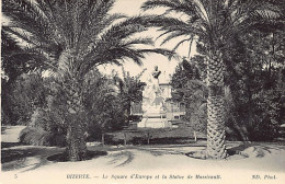 Tunisie - BIZERTE - Le Square D'Europe Et La Statue De Massicault - Ed. ND 5 - Tunesien