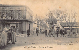 AÏN M'LILA - Avenue De La Gare - Ed. Caspari  - Andere & Zonder Classificatie
