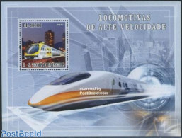 Sao Tome/Principe 2007 High Speed Trains S/s, Mint NH, Transport - Railways - Trenes