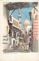Egypt - CAIRO - Street Scene - DAMAGED AND REPAIRED See Scans For Condition - Publ. Fabrik Apollo (Vienna, Austria)  - Kairo