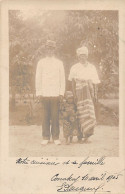 Guinée - CONAKRY - Notre Cuisinier Et Sa Famille - CARTE PHOTO Année 1905 - Ed. Inconnu  - Guinée