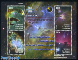Grenada Grenadines 2008 Space, Nebula 4v M/s, Mint NH, Science - Transport - Astronomy - Space Exploration - Astrologia