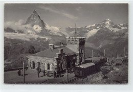 Suisse - Zermatt (VS) Station Gornergrat - Matterhorn - Dent Blanche - Ed. E. Gyger  - Zermatt