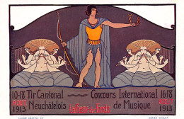 NEUCHÂTEL - Concours International De Musique - Août 1913 - Ed. Haefeli & Co.  - Neuchâtel