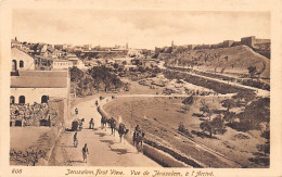 Israel - JERUSALEM - First View - Publ. Sarrafian Bros. 608 - Israel