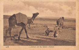 LEBANON - Camels Led By Beduin Children - Ed. Sarrafian Bros. 428 - Liban