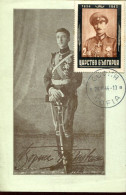 X0627 Bulgaria, Maximum 28.II.1944  Zar Boris III. - Cartas & Documentos