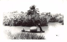 Vietnam - SAIGON - Barque Dans Le Canal De Dérivation - CARTE PHOTO  - Viêt-Nam