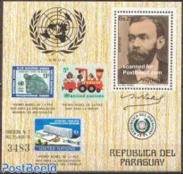 Paraguay 1978 Alfred Nobel S/s, Mint NH, History - Nobel Prize Winners - Stamps On Stamps - Premio Nobel