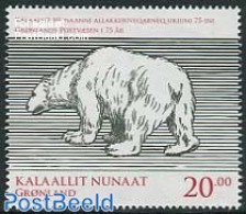 Greenland 2013 75 Years Greenland Post 1v, Mint NH, Nature - Bears - Post - Ongebruikt