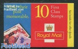 Great Britain 1998 Definitives Booklet, 10x1st, De La Rue, Create A Card Design, Mint NH, Stamp Booklets - Autres & Non Classés