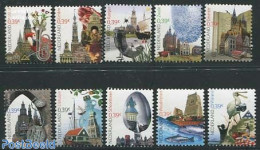 Netherlands 2006 Beautifull Netherlands 10v, Perf. 13.5:12.5 (from Prestige Booklet), Mint NH, Nature - Religion - Tra.. - Nuevos