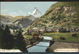 10845171 Zermatt VS Zermatt Cervin Bruecke *  - Autres & Non Classés