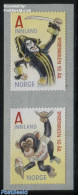 Norway 2016 Kristiansand Zoo 2v S-a, Mint NH, Nature - Animals (others & Mixed) - Monkeys - Nuevos