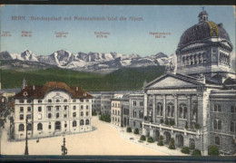 10845148 Bern BE Bern Bundespalast Nationalbank  Eiger Moench Jungfrau Breithorn - Autres & Non Classés