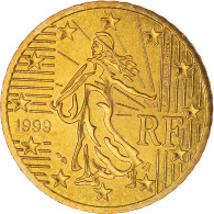 France, 50 Euro Cent, 1999, Paris, BU, FDC, Laiton, KM:1287 - Frankreich