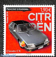Andorra, French Post 2018 Citroën CX 1v, Mint NH, Transport - Automobiles - Hobby & Collectables Store - Hobbyprof Mo.. - Nuovi