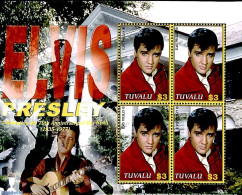 Tuvalu 2005 Elvis Presley M/s, Mint NH, Performance Art - Elvis Presley - Music - Elvis Presley